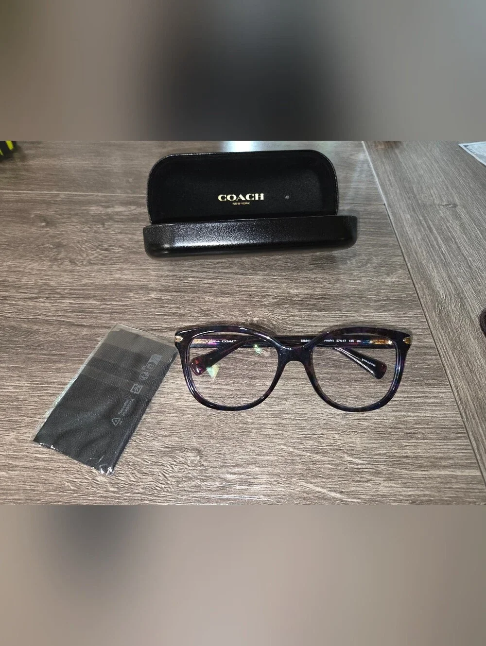 COACH Confetti Purple Women's Eyeglass Frames